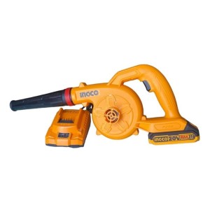 Soplador Inalambrico Bateria Cargador Ingco Cabli200281 Naranja Claro