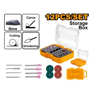 Set X 12 Accesorios Mini Torno Ingco Akmg2012 - L N F