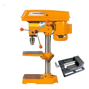 Taladro De Banco Perforador 13mm 5vel Con Morsa Lusqtoff Col