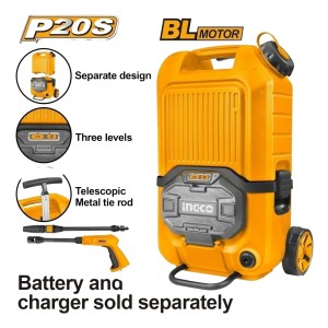 Hidrolavadora 20v Bateria 90bar Ingco Cpwli4006