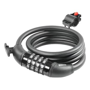 Candado Con Combinacion Numerica 10x1200mm Negro Ingco Color Amarillo