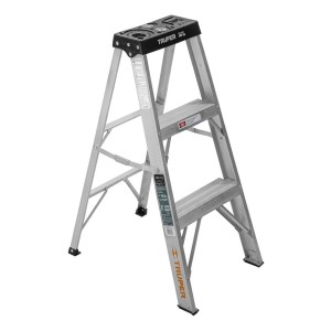 Escalera Tijera 2 Escalones Tipo Iii Aluminio Truper 16740 Gris