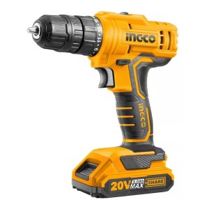 Taladro Atornillador 10mm Con 1 Bateria 20v Litio Ingco P20