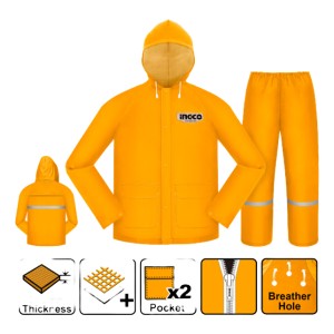 Equipo Lluvia Campera Pantalon Talle Xxl Ingco Hrctskt031xxl