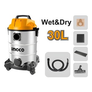 Aspiradora 30lts 1300w Ingco Vc13301