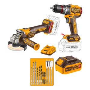 Kit Taladro Atorni Percu 96nm + Amoladora Ingco Cosli241298