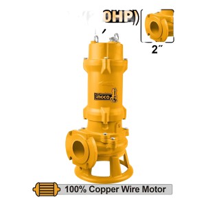 Bomba Sumergible Triturador Pozo Negro 1500w Ingco Spdc15001