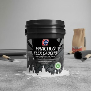 Membrana Liquida Flex Con Goma De Caucho Elbex 18kg