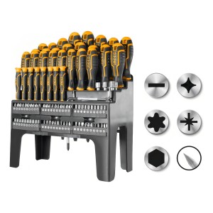 Set X 100 Destornilladores Surtidos Ingco Hksd10028
