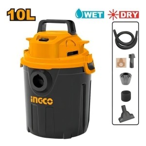 Aspiradora Seco Humedo 10lts Ingco Vc10101
