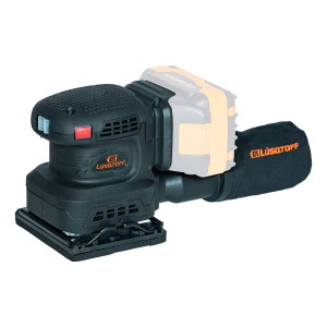Lijadora Orbital 1/4 Inalambrica Lusqtoff Black Series Frecuencia 50 Hz Lol11000-9b Negro