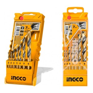 Set 7 Mechas Metal Ingco Akd1075