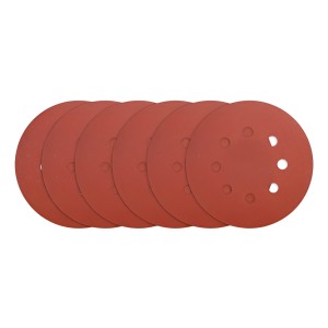 Lija Disco Velcro O125mm Caja 5 Pzas Ingco Akrs125051 P/ Rot Bordó