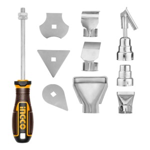Set X 10 Accesorios Para Pistola De Calor Ingco Hga0131
