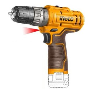 Atornillador 12v C Percutor Tipo C Ingco Cidli12202 Amarillo