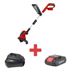 Bordeadora Inalambrica + Cargador 20v + Bateria 2.0 Equus