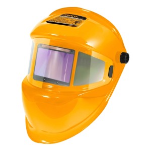 Careta Soldar Fotosensible Electronica Tig Mig Plasma Ingco Color Amarillo Liso