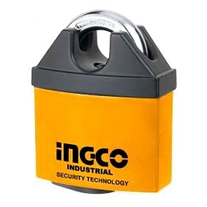 Candado De Hierro 65mm Resistente Al Interperie Ingco Dbik46 Amarillo