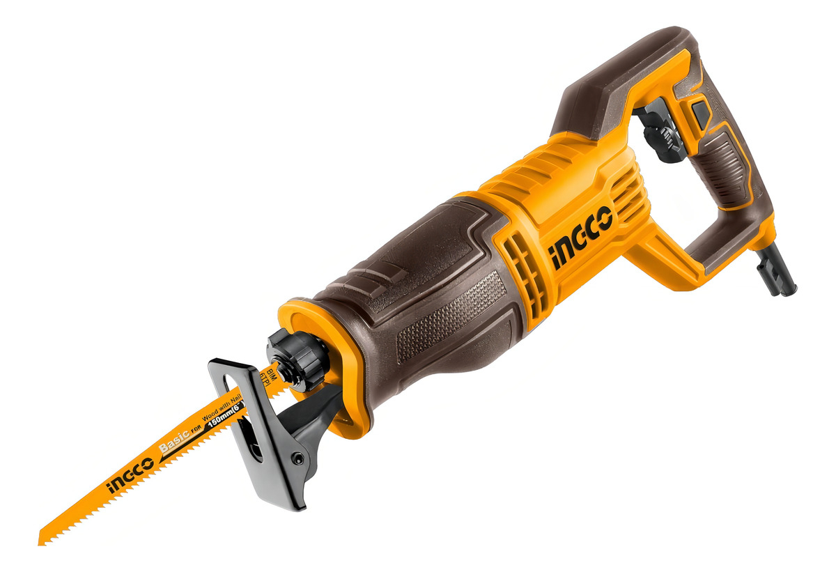 Sierra Sable 750w + 1 Hoja Sierra Madera Metal Rs7508 Ingco
