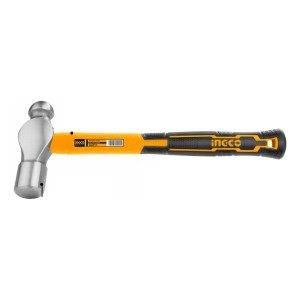 Martillo Bola 16oz Acero Carbono Ingco Mango Fibra De Vidrio