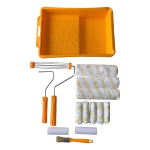 Set Kit Rodillo Pintura + Bandeja 14 En 1 Ingco Hktcb862302