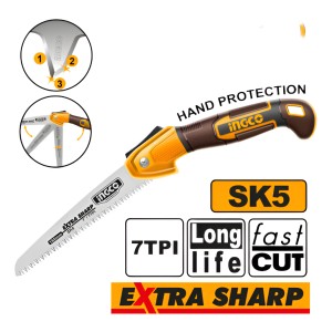Sierra Serrucho Plegable 7 180mm Ingco Hfsw1806