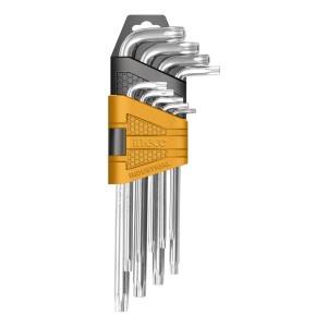 Ff Juego 9 Llaves Torx Cromo Vanadio T10-t50 Ingco Hhk13091
