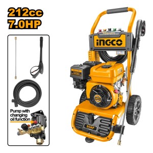 Hidrolavadora Motor A Nafta 7 Hp Ingco Ghpw2103 - Lnf