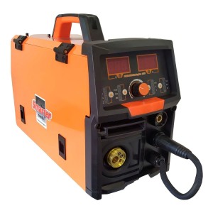 Soldadora Inverter Sinérgica 3 En 1 Smarter Pro Mig-200 200a Mig Tig Mma Naranja