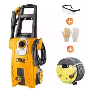 Hidrolavadora Ingco 1800w Profesional Hpwr18008 + Manguera