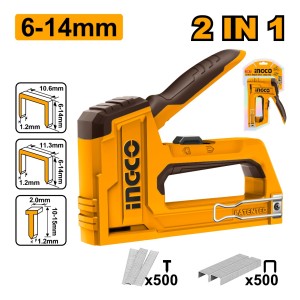 Engrampadora Clavadora Manual 2 En 1 Ingco Hsg1406
