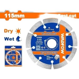 Disco Diamantado 4 1/2 X 22.2 Mm Wadfow Wdc1k02 *ub* Color Azul