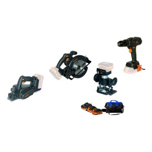 Combo Carpintero Profesional Black Series Lusqtoff