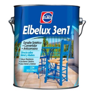 Esmalte Sintetico Elbex 3x1 Brillante 1l Elbelux C/antioxido