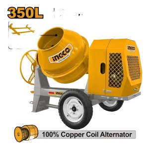 Hormigonera 350lts 2200w 3hp Ingco Cm906-1
