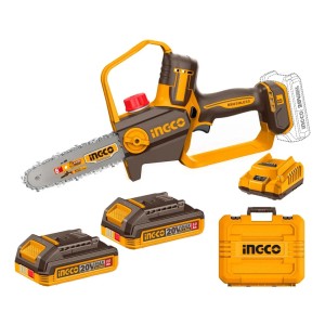Motosierra 20v 8 + Accesorios + Valija Ingco Cgsli20882