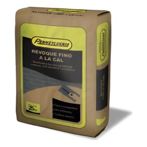 Revoque Fino A La Cal De 25kg Pennsylvania