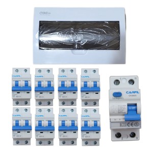 Pack Tablero 18m Completo + 8 Llave Térmicas + 1 Diferencial