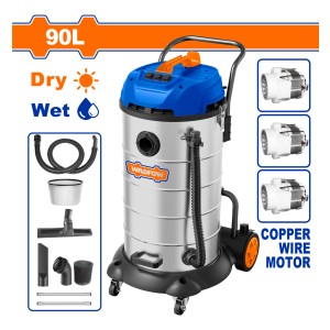 Aspiradora 90lt 3600w 3 Motores X 1200w Wvr5a90 - L N F