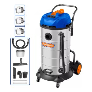 Aspiradora 90lt 3600w 3 Motores X 1200w Wvr5a90 Wadfow - L N