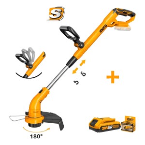 Bordeadora Extensible Mango Regulable Ingco Cgtli20018 C/bat