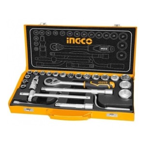 Dados Tubo Llave 24 Pcs 1/2 Crique + Valija Hkts0243 - Smf