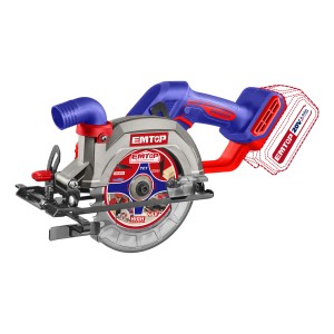Sierra Circular Inalámbrica Emtop 140 Mm Sin Batería Elcs1402 Rojo