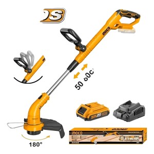 Bordeadora 20v Bat Cargador P20s Mango Reg Ingco Cgtli203285