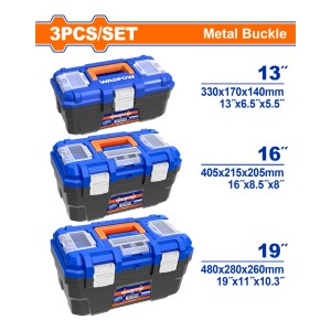 Set X 3 Cajas Herramienta 13 16 19 Wadfow Wtb4103 - L N F