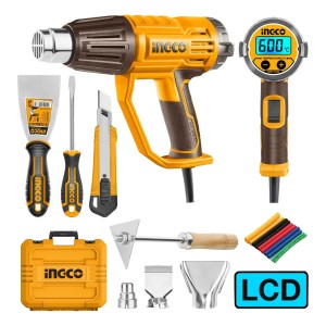 Pistola De Calor 2000w Valija Y Accesorios Ingco Hg2000581