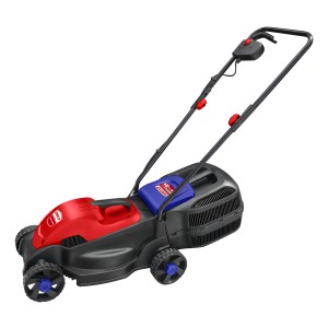 Corta Cesped 1600w 45lts Triple Altura Emtop Elm0380 Rojo