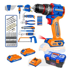 Set 119 Pcs + Taladro Ato Perc 62nm + Valija Wadfow Wdt4b119