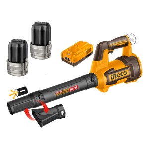 Sopladora 16v C/2 Bat Cargador Accesorios Ingco Cabli168082