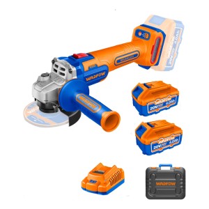 Amoladora 20v 4-1/2 115mm + Acc + Valija Wadfow Wlap5322